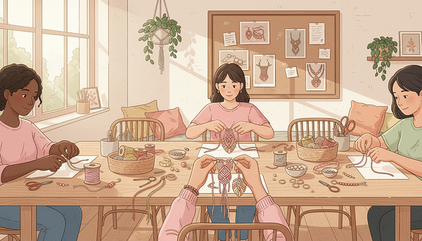 Atelier macramé : Création de bijoux