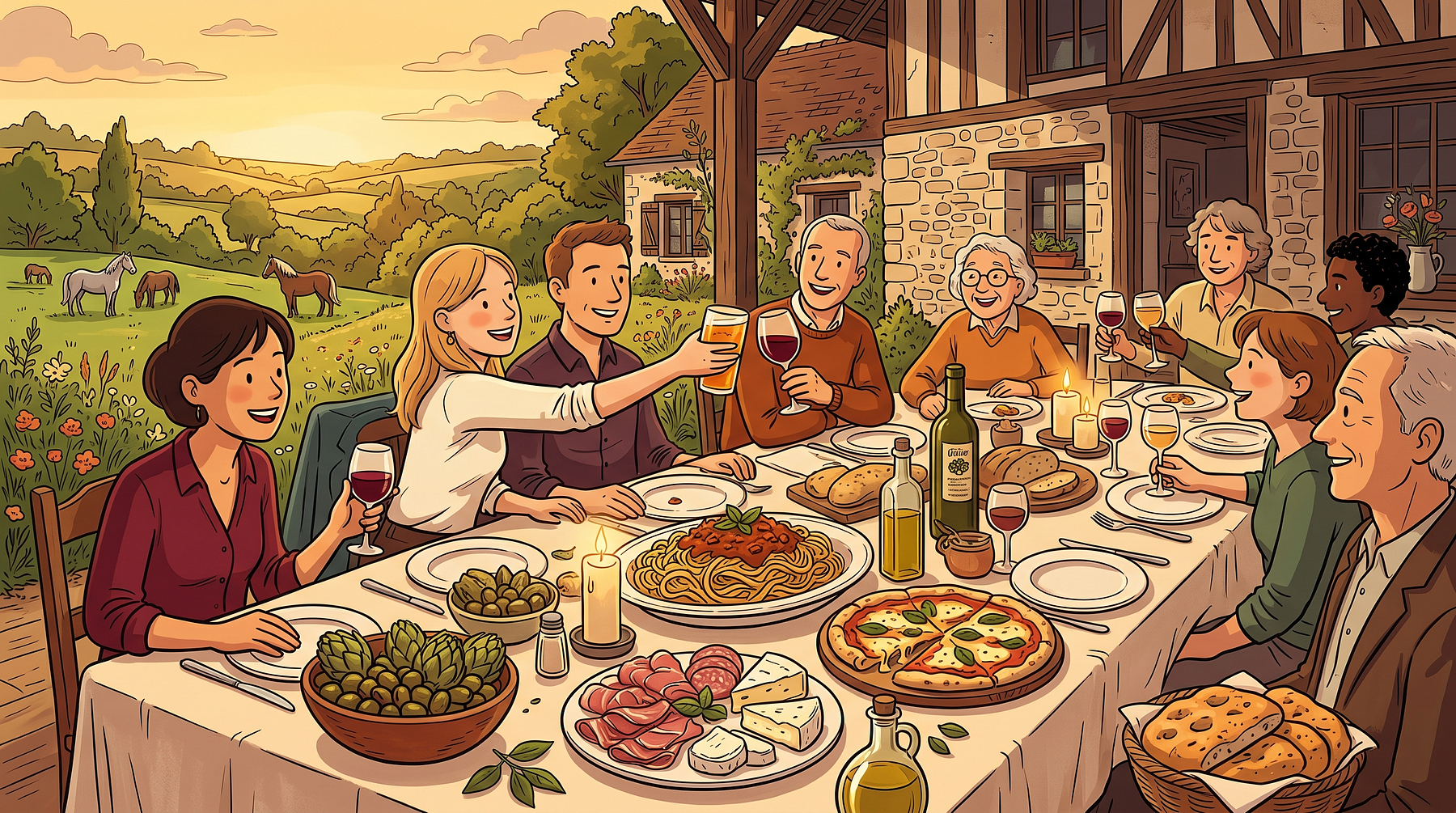 Escale italienne