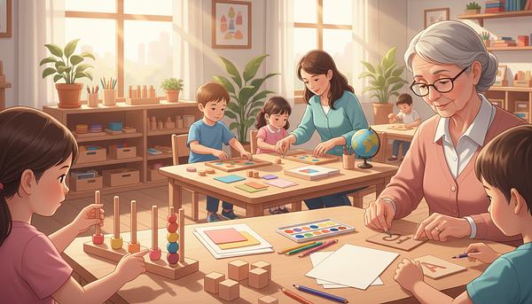 Atelier Montessori pour tous les âges (3 à 100 ans)