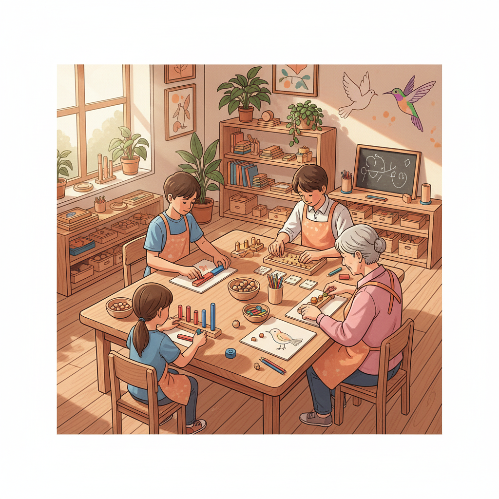 Atelier Montessori pour tous les âges (3 à 100 ans)