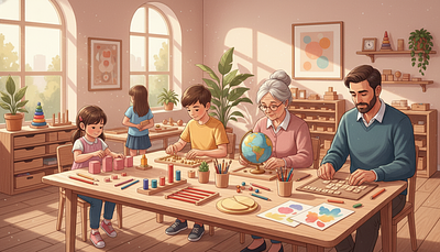 Atelier Montessori pour tous les âges (3 à 100 ans)