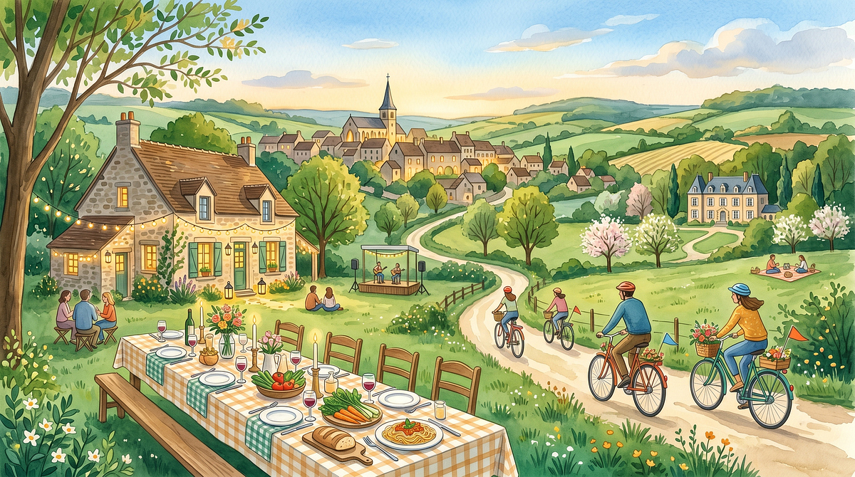 Pierres en Lumières, Italie à table et fête du vélo