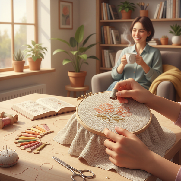 Atelier broderie - point compté