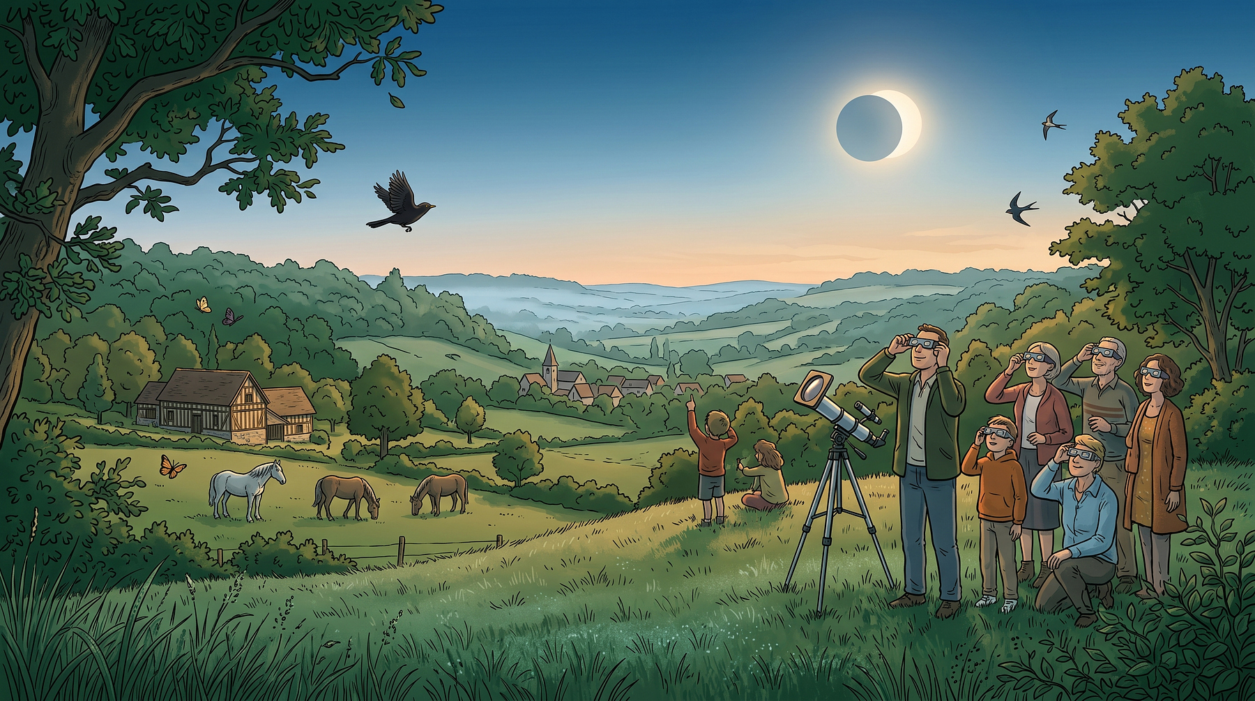 Éclipse partielle de Soleil