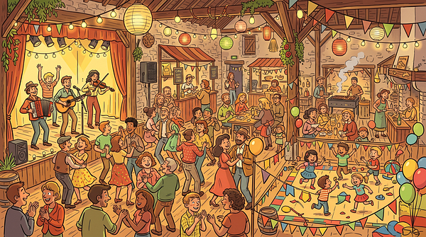 Guinguette en intérieur