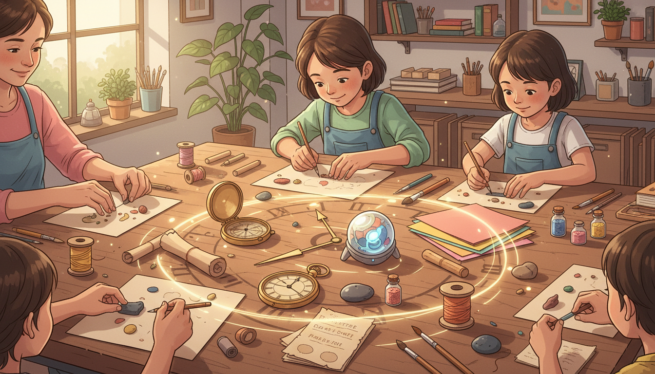 Jeu autour des vieux objets