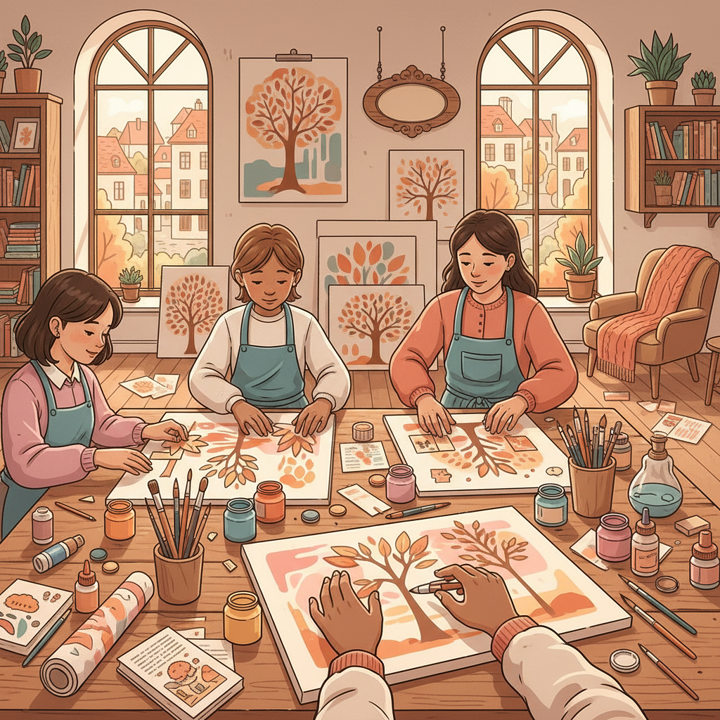 Atelier d'arts plastiques animé par Lilou