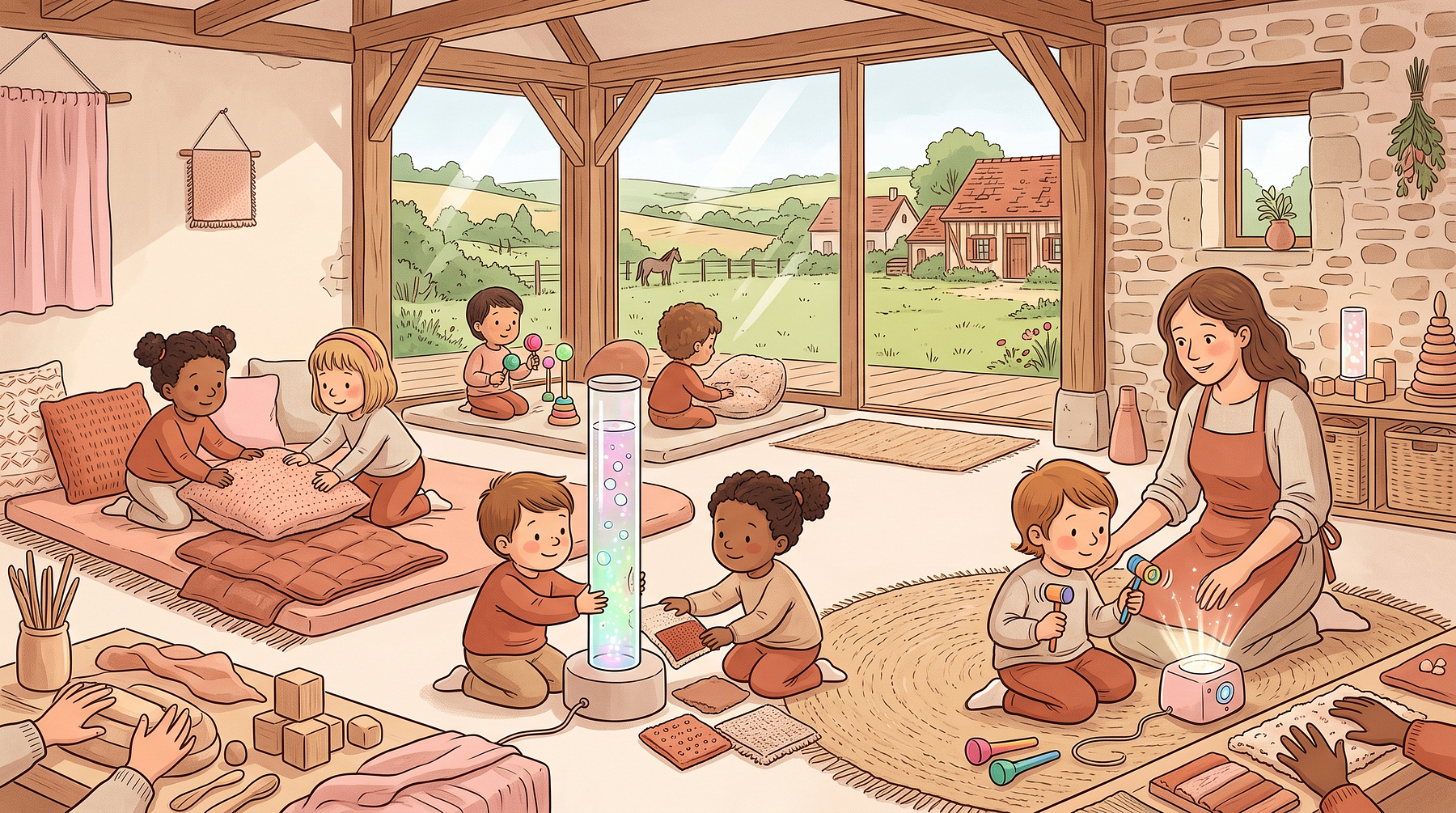 Atelier Snoezelen pour enfants