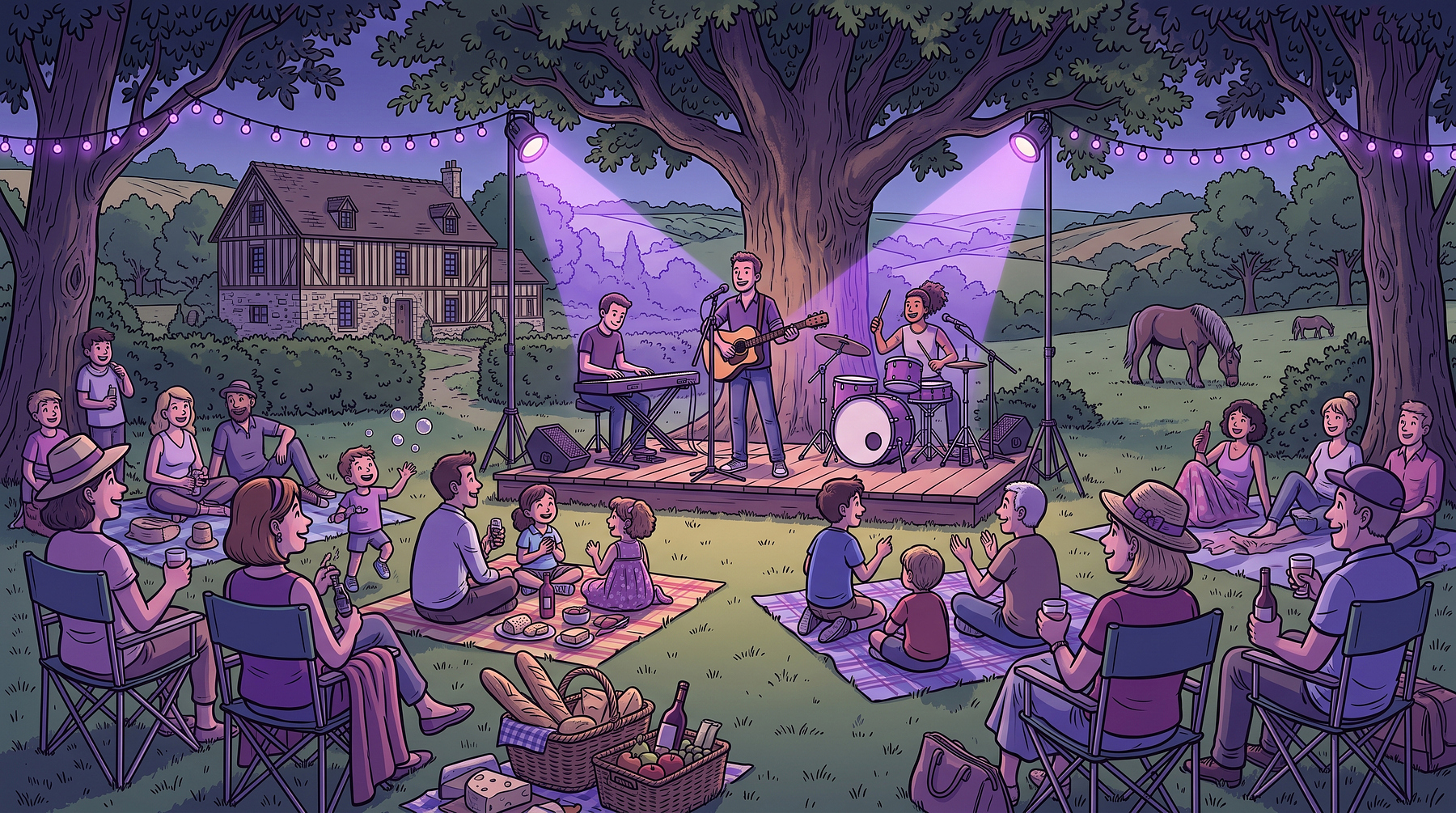 Pic-nic en musique : Omega Violet