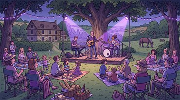 Pic-nic en musique : Omega Violet