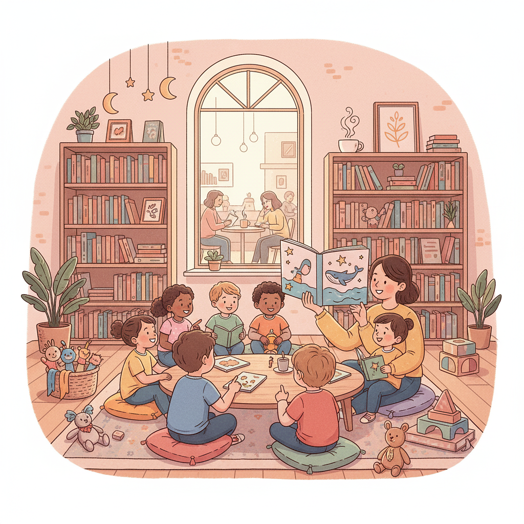 Lectures 

& comptines pour les 0-6 ans