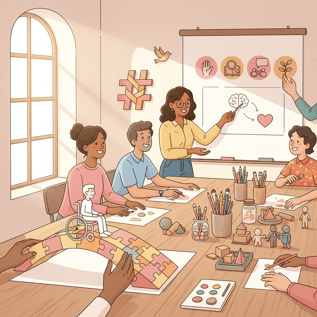 Atelier de sensibilisation au handicap avec Anne-Sophie Guittet