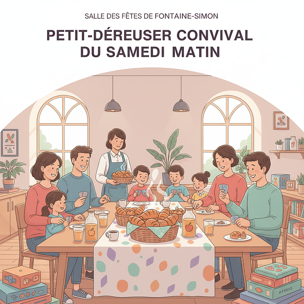 Petit-déjeuner convivial du samedi matin au Fontaine Café