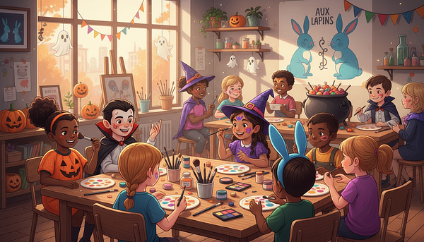 Atelier Maquillage d'Halloween Magique pour les Enfants