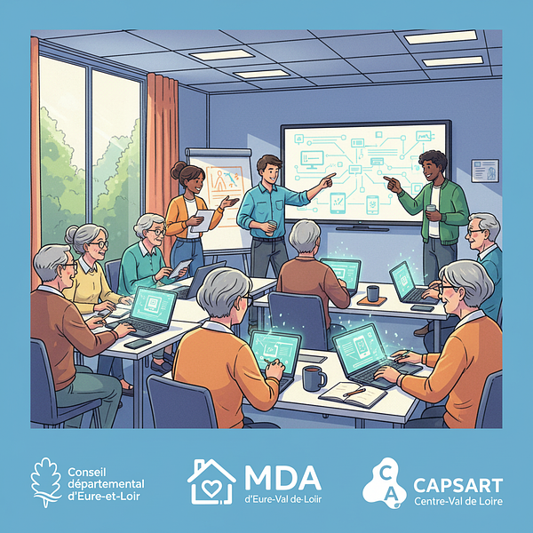 Ateliers Numériques Gratuits avec Digital Séniors by Nermont