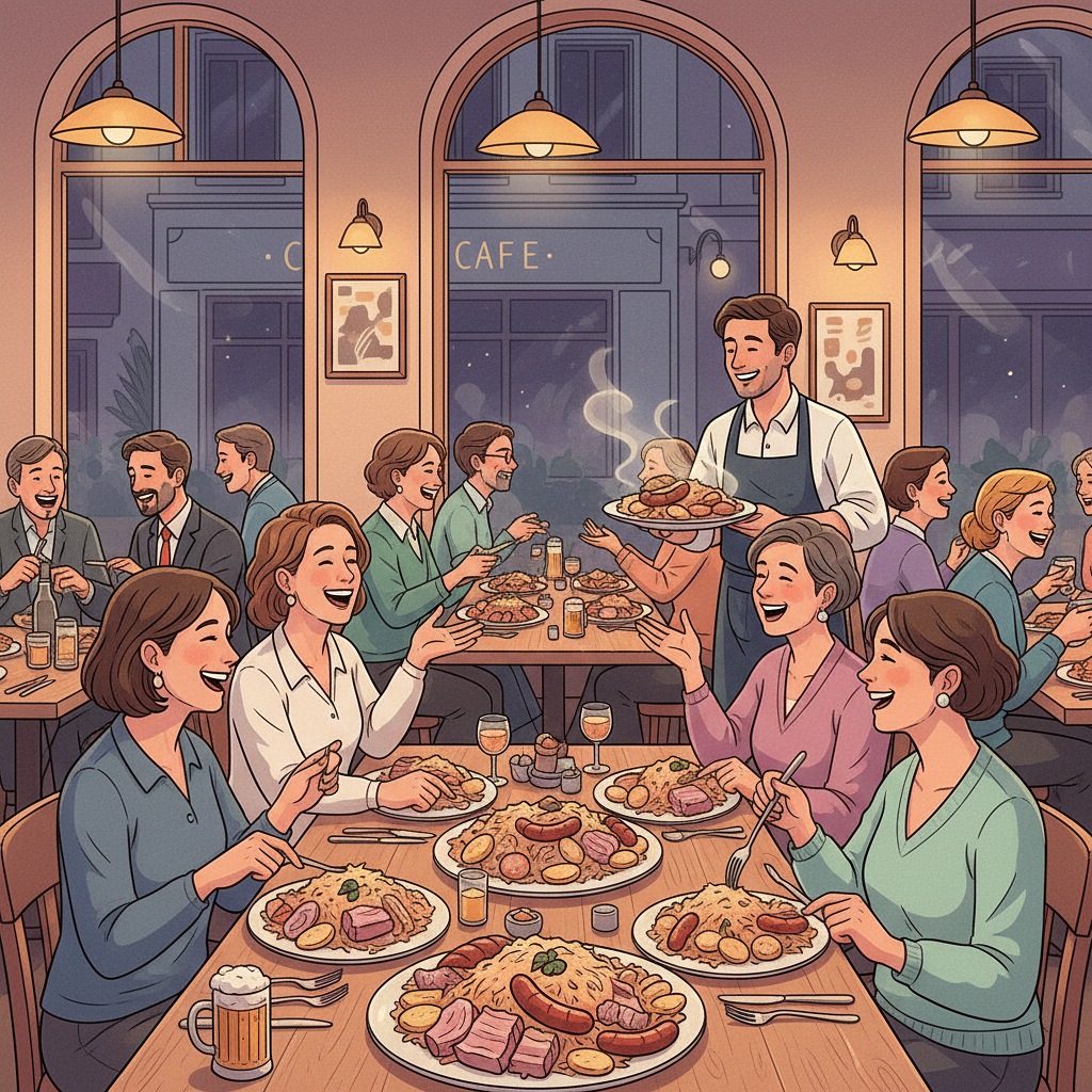 Soirée Choucroute au Café du Commerce