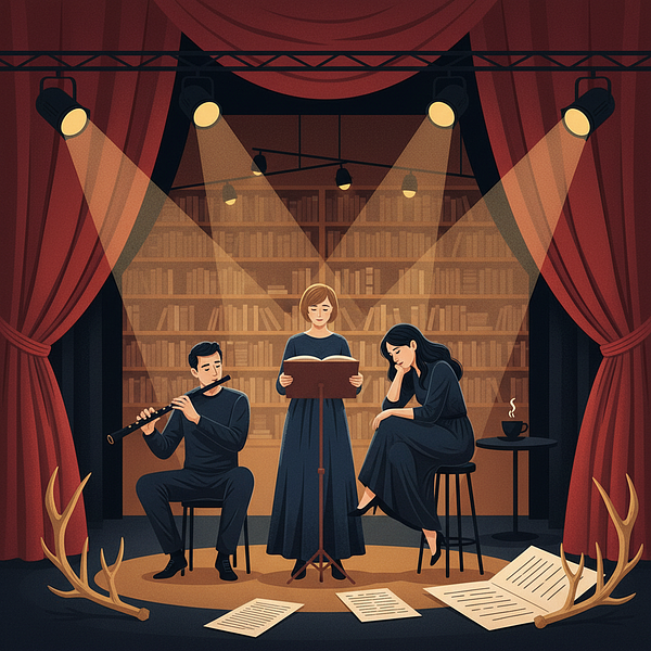 Lecture musicale de "Les grands cerfs" de Claudie Hunzinger