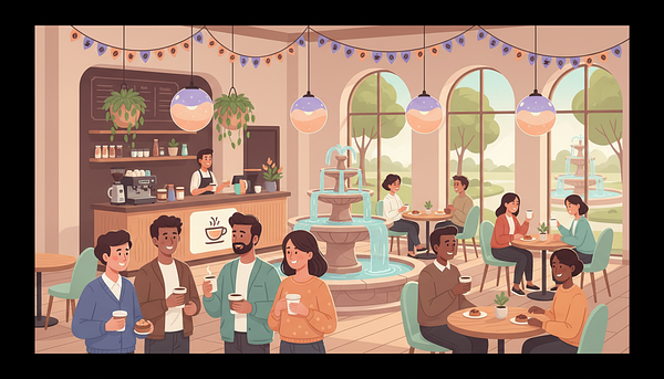 Ouverture du Fontaine Café