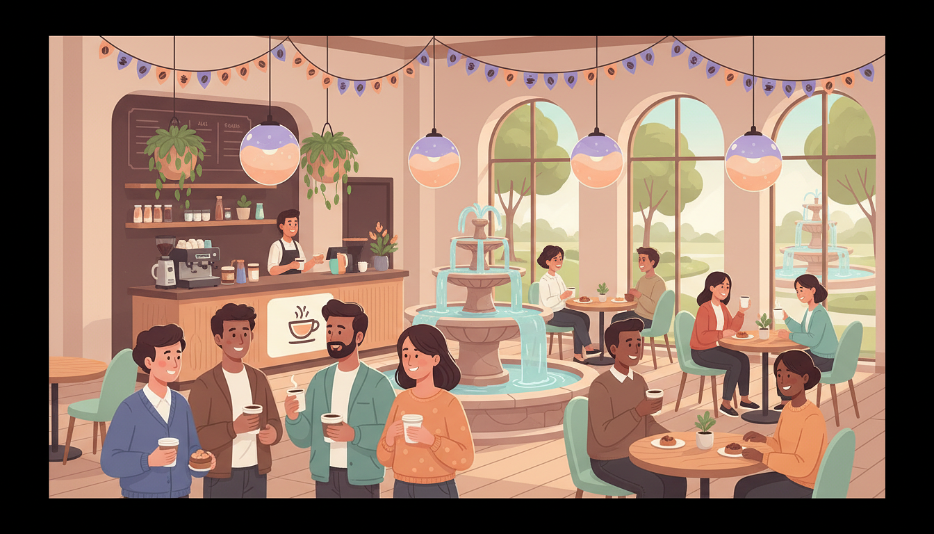 Ouverture du Fontaine Café