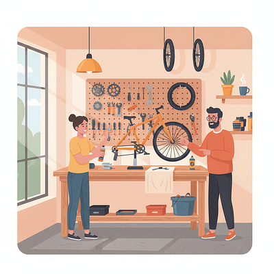 Atelier Réparation Vélo avec Didier