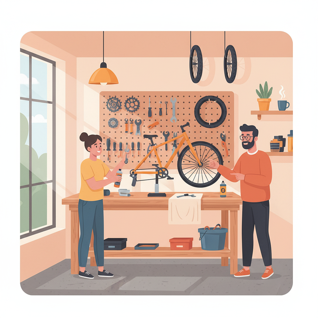 Atelier Réparation Vélo avec Didier