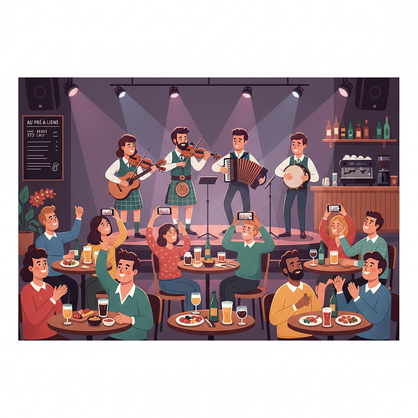 Soirée Session de Musique Irlandaise avec le groupe de Jean-François Leroux