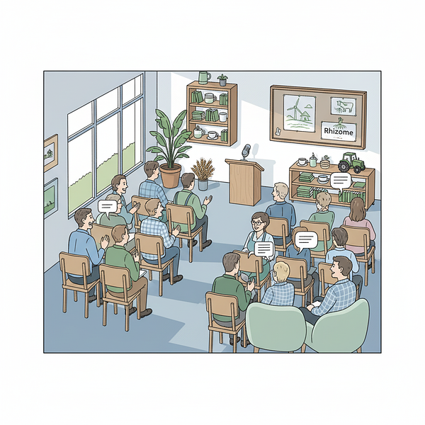 Rencontre entre stagiaires, apprentis et salariés des fermes du Perche