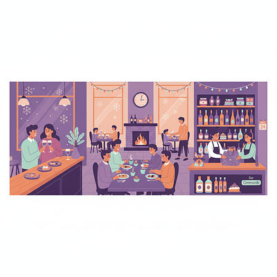 Horaires Spéciaux Vacances de Noël au Café du Commerce - Du 21 au 24 Décembre