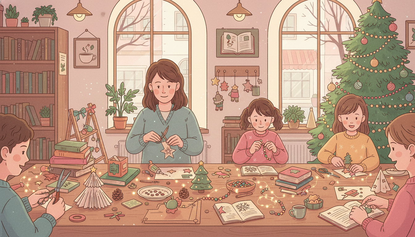 Atelier de fabrication et pose de décorations de Noël