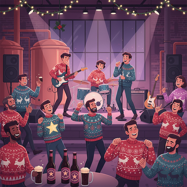 Soirée Concert & Concours de Pull Moche à la Brasserie du Perche