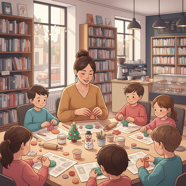 Atelier modelage pour enfants : Création de figurines sur le thème de Noël