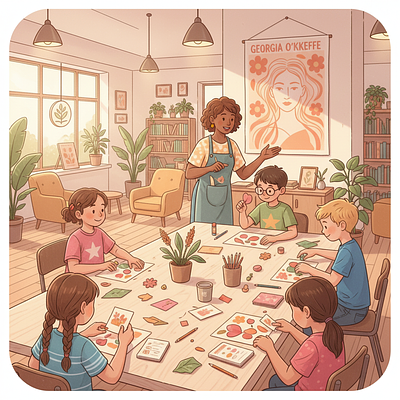 Atelier collage et écriture poétique (Haïku) pour enfants