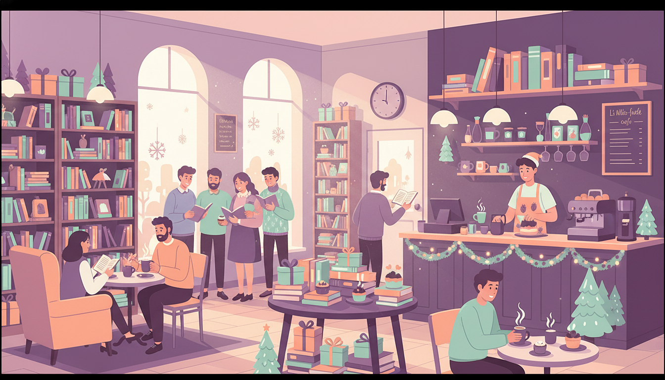 Horaires spéciaux de Noël à la Librairie Le Mille-feuille - Mercredi 24 Décembre (matin)