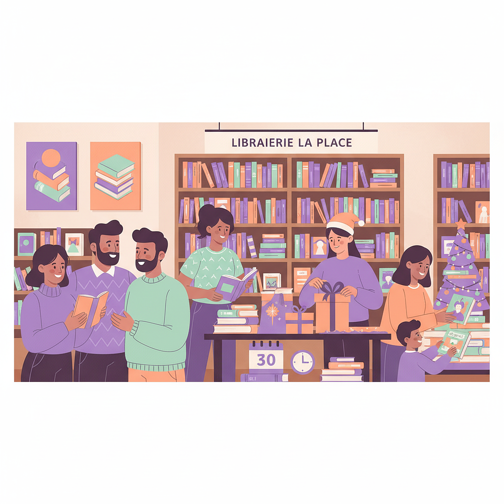 Ouverture spéciale de Noël à la Librairie La Place - Mardi 30 Décembre