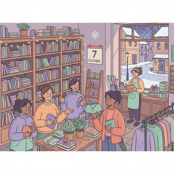 Ouverture spéciale de Noël à la Librairie La Place - Dimanche 7 Décembre
