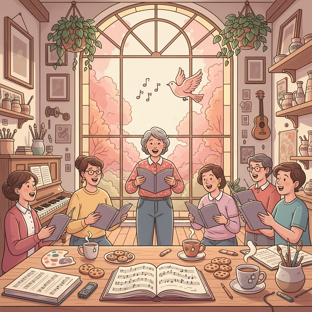 Répétition de la Chorale à ta mère