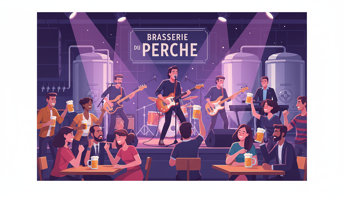 Concert de Marc Loy à la Brasserie du Perche