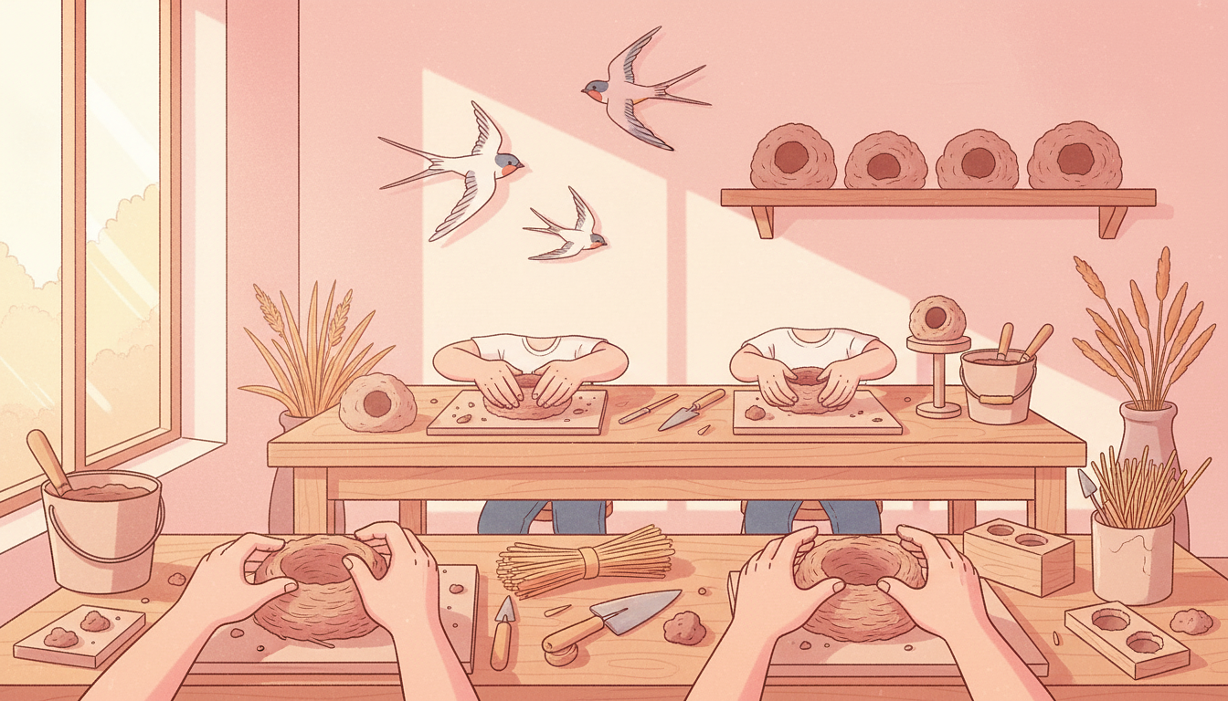 Animation : Création de nids d’hirondelles (COMPLET)