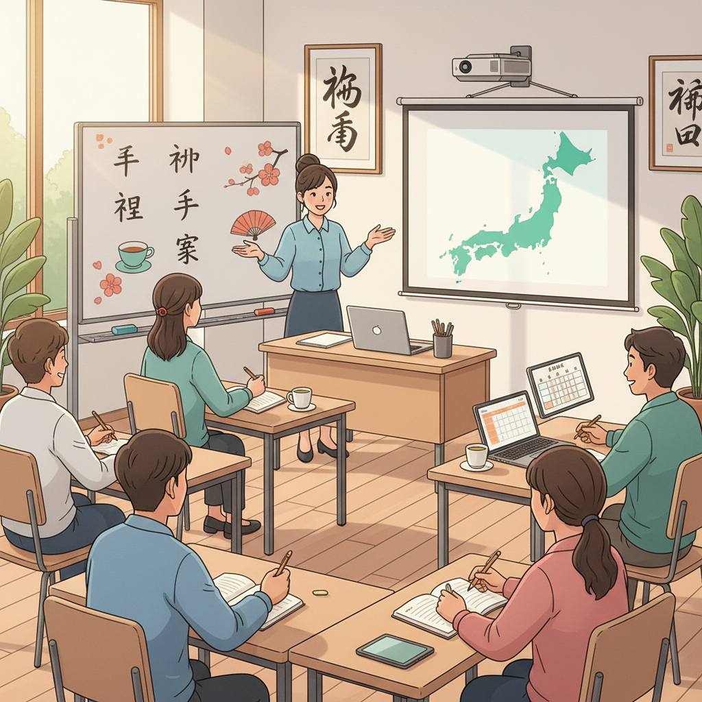 Cours de japonais avec Megumi