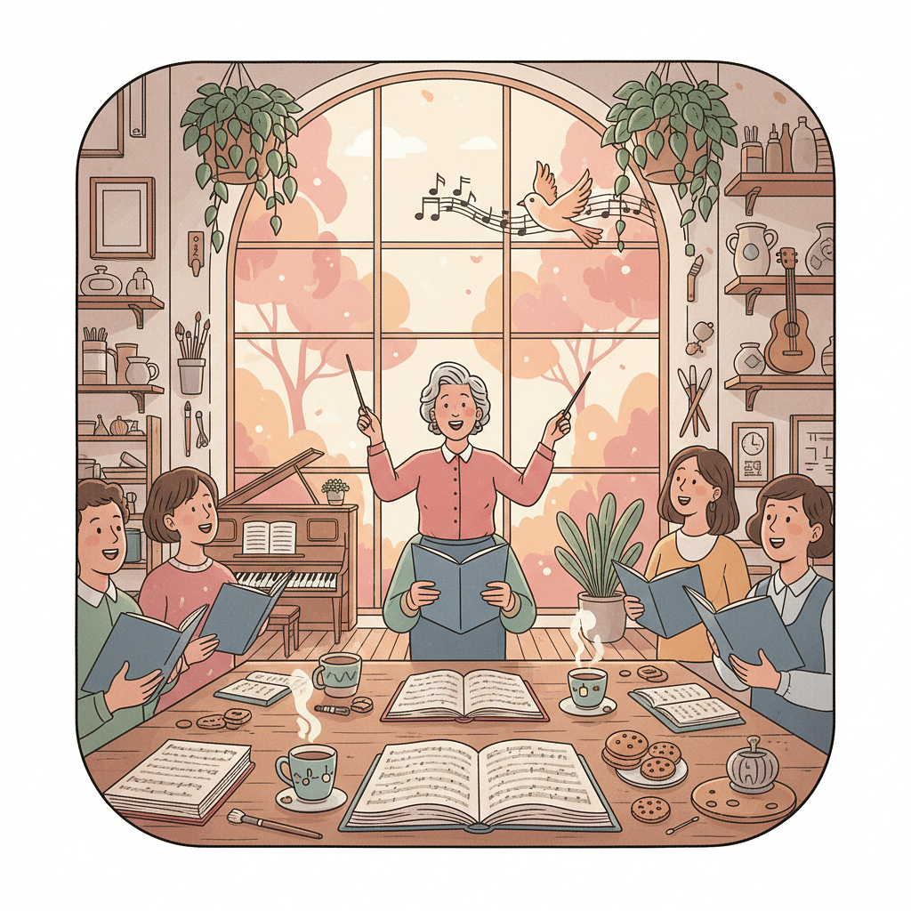 Répétition de la Chorale à ta mère