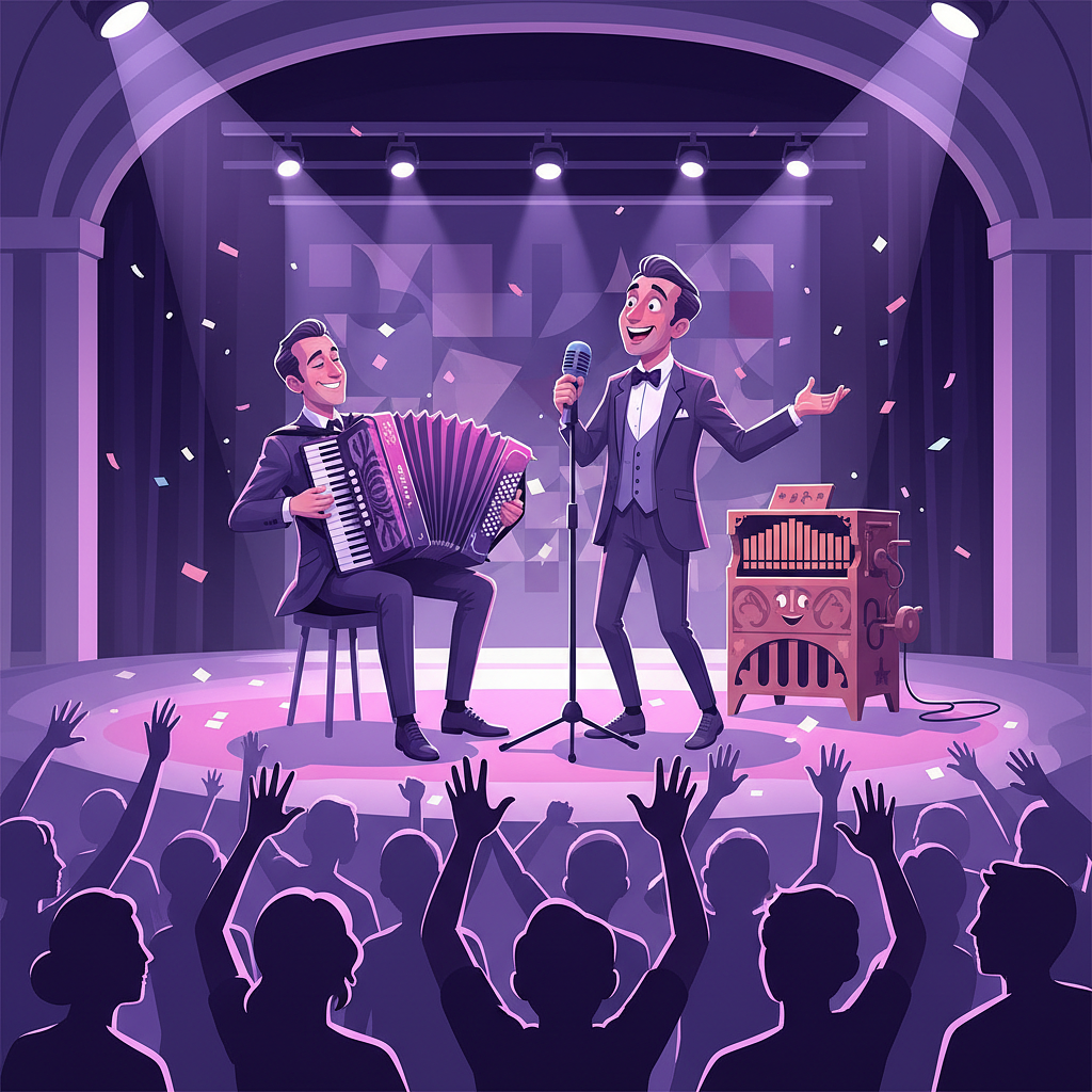 Concert de Michel Refutin et Riton la Manivelle