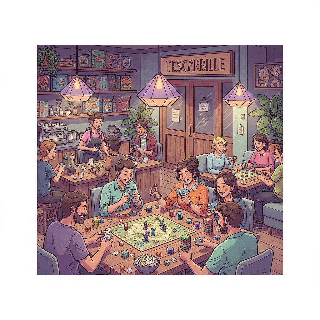 Soirée Jeux de société à l'Escarbille