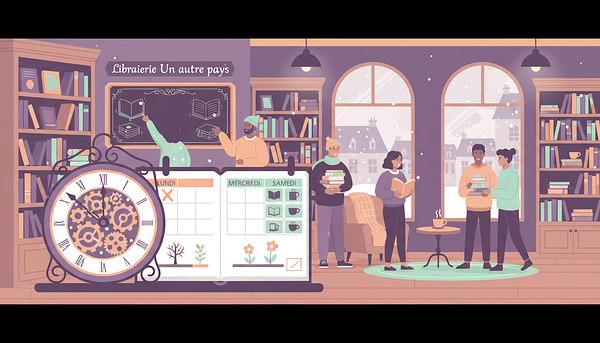 Nouveaux horaires d'hiver de la Librairie Un autre pays