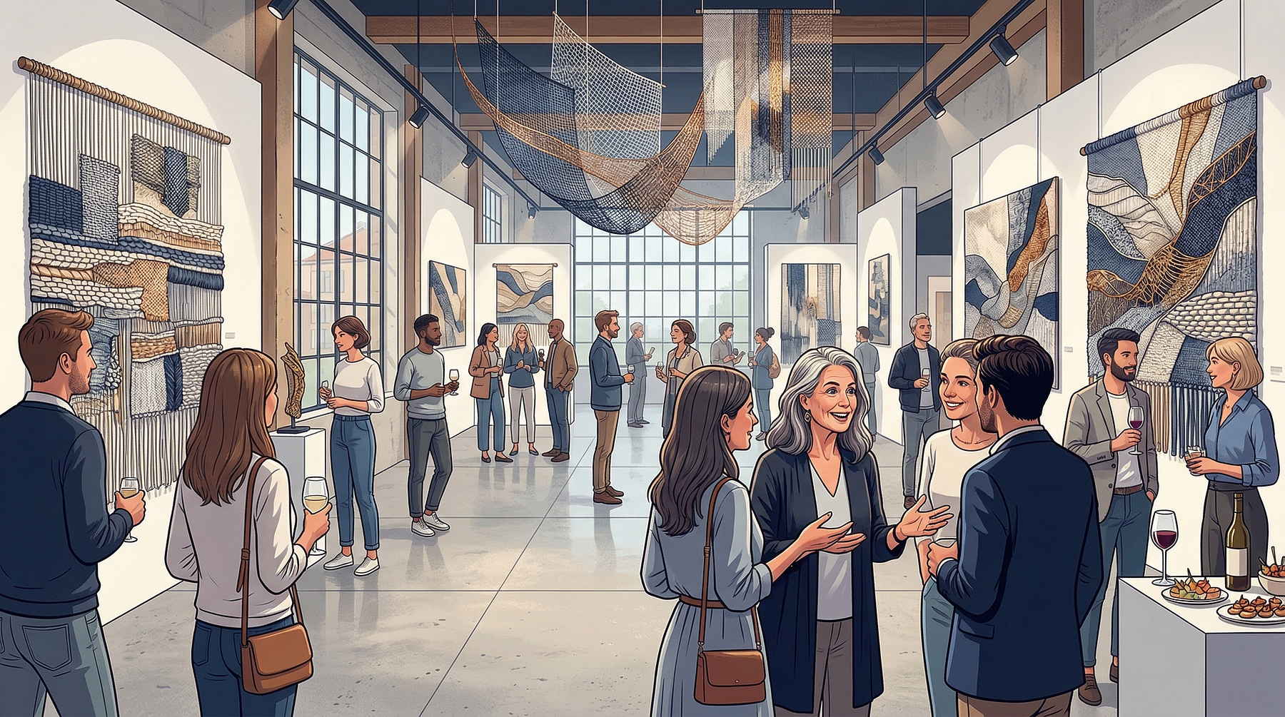 Vernissage de l'exposition « Reliques » de Diana Brennan