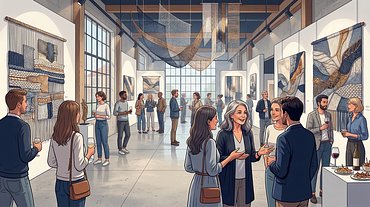 Vernissage de l'exposition « Reliques » de Diana Brennan