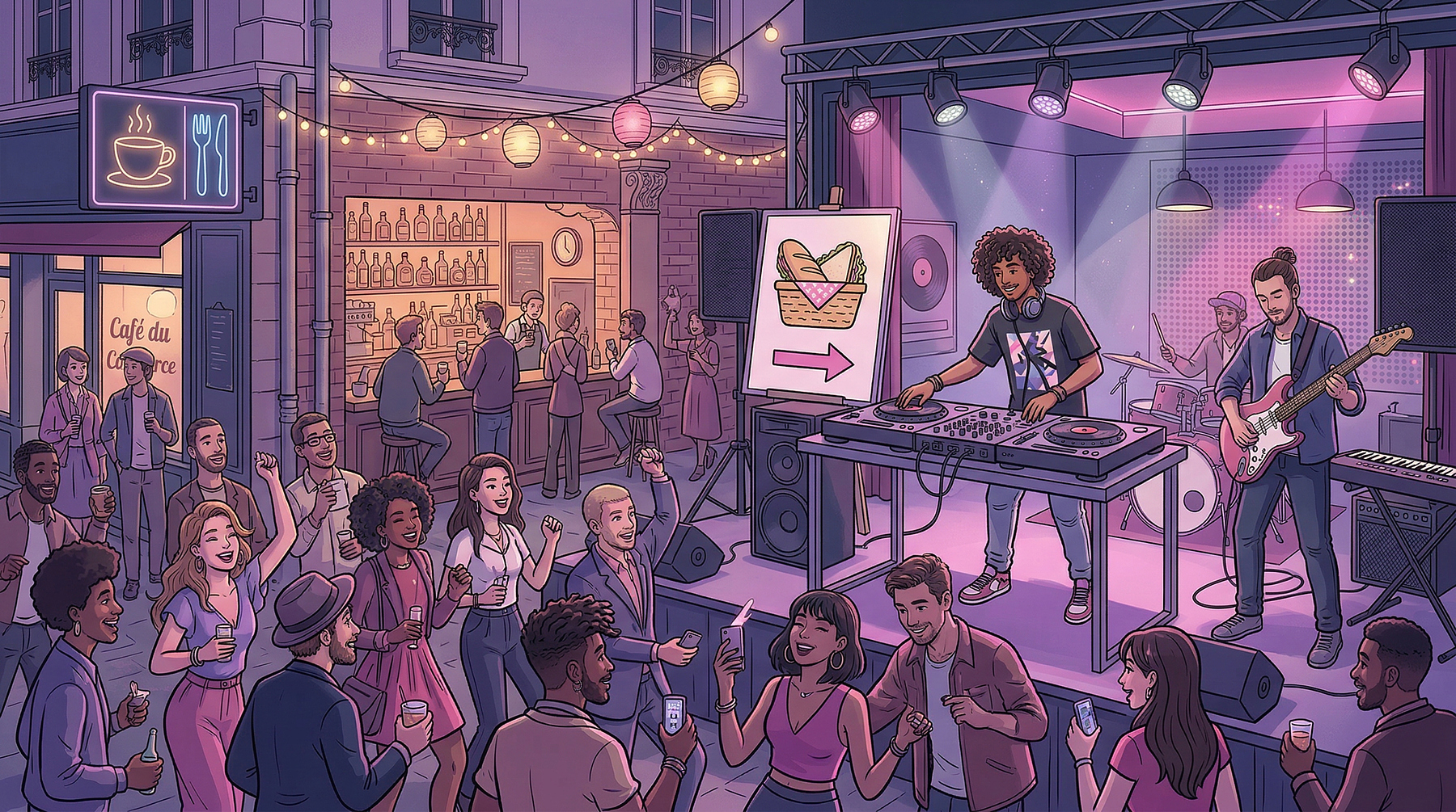 Soirée DJ Pik Nik au Café du Commerce