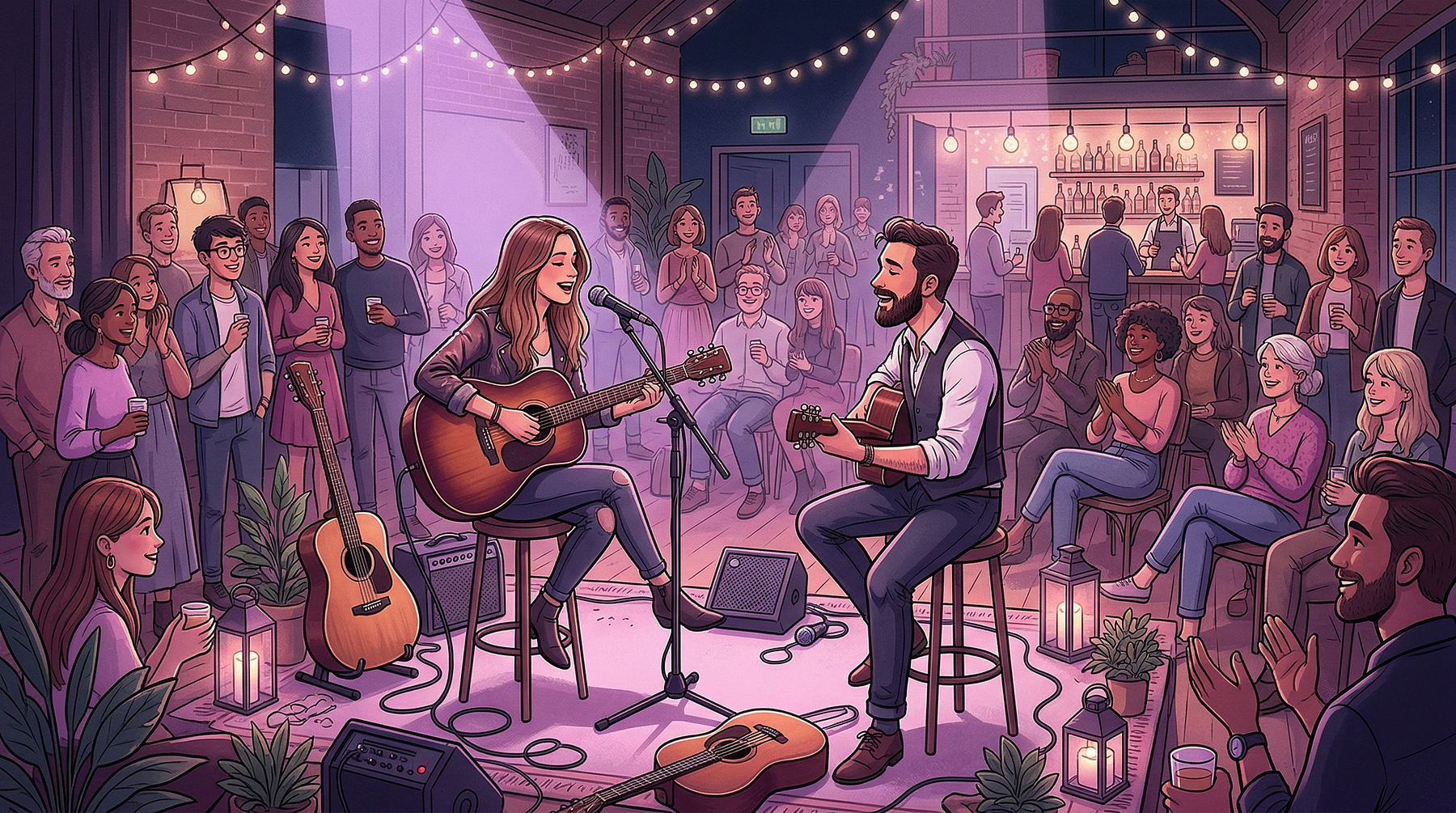 Concert de Iconic : Duo acoustique (1960-2020)