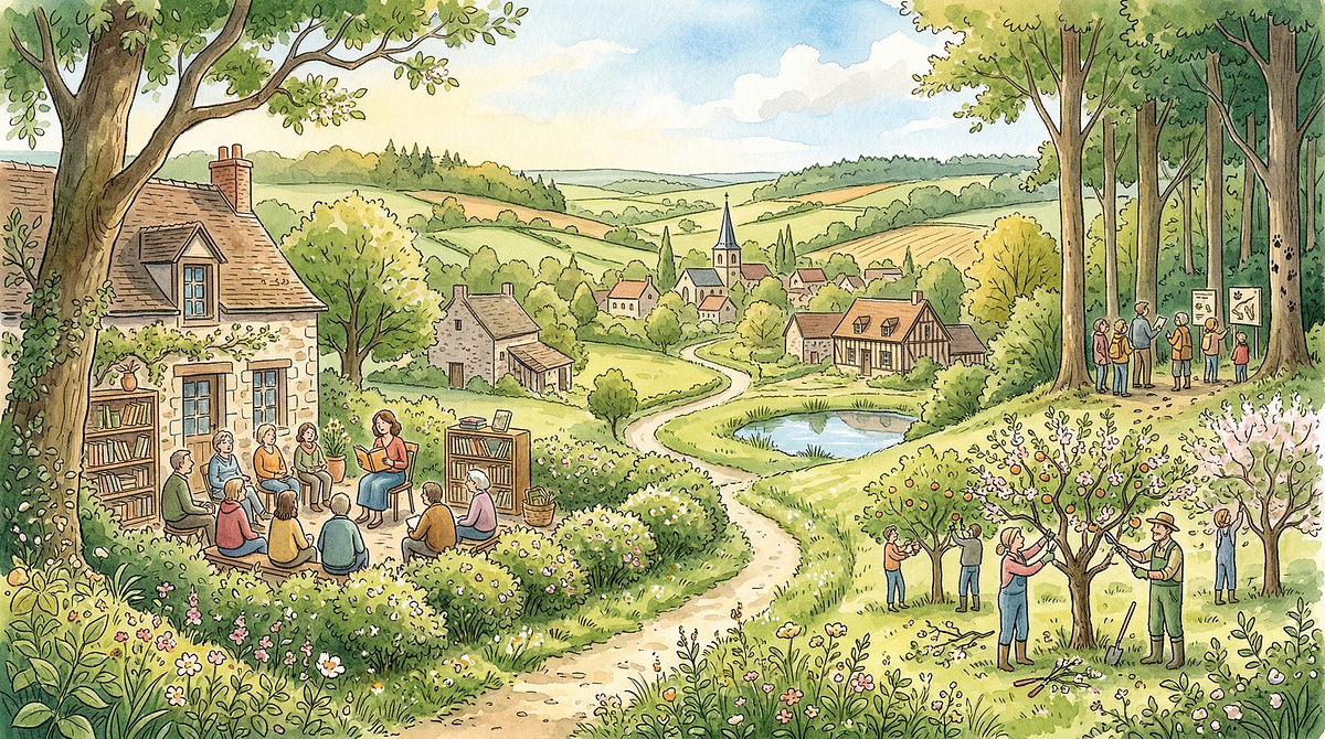 Entre les pages et au grand air