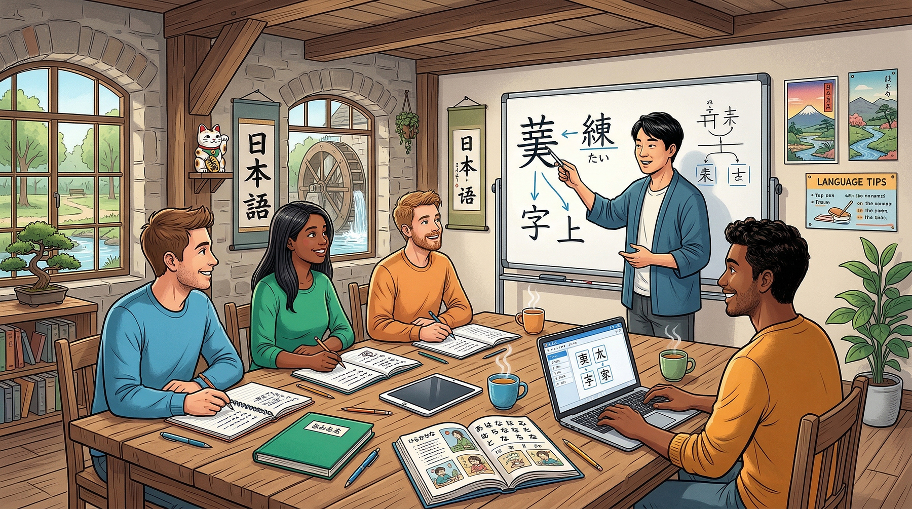 Cours Collectifs de Japonais au Moulin à Tan