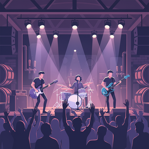 Soirée Rock au V and B Margon